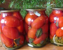 Tomates en escabeche para el invierno en frascos ¿Qué se pone en los tomates en escabeche?